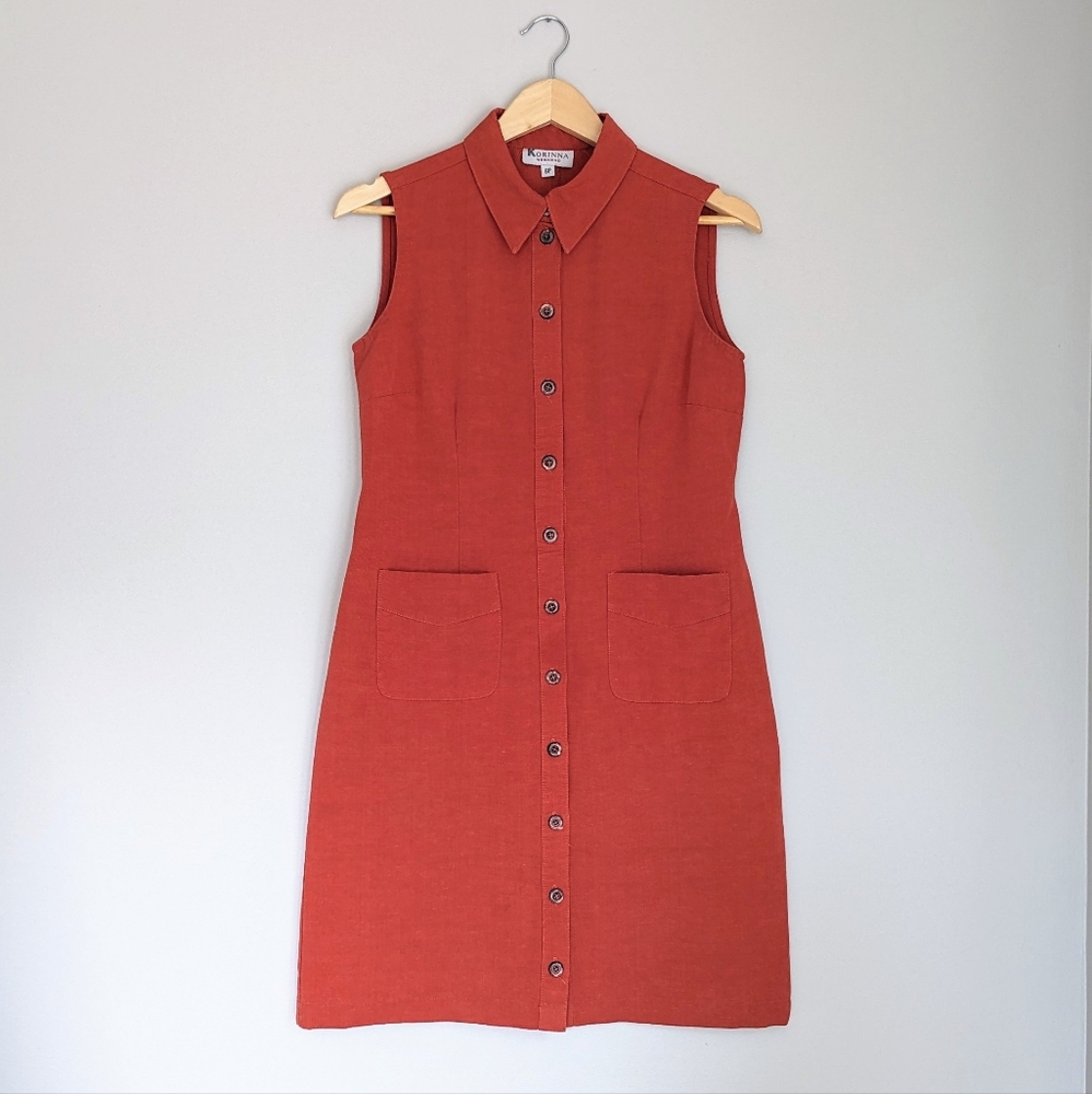 🌟Host Pick🌟 🇨🇦 Vintage Korinna Sleeveless Dress Made In Canada